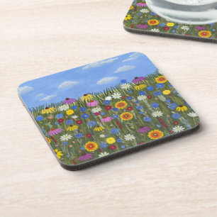 Dessous-de-verre Fleurs sauvages avec marguerites
