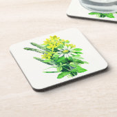 Dessous-de-verre Fleurs sauvages d'été (Côté gauche)