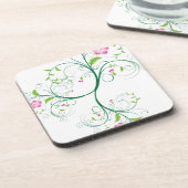 Dessous-de-verre Fleurs tourbillonnant (Côté gauche)