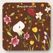 Dessous-de-verre Fleurs vives (Devant)