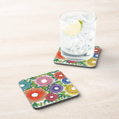 Dessous-de-verre fleurs warli (Côté Droit)