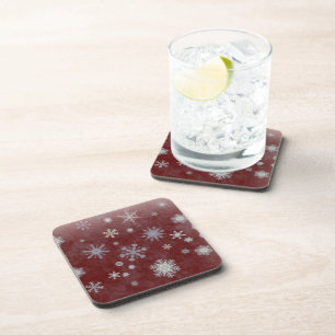 Dessous-de-verre Flocon de neige givré
