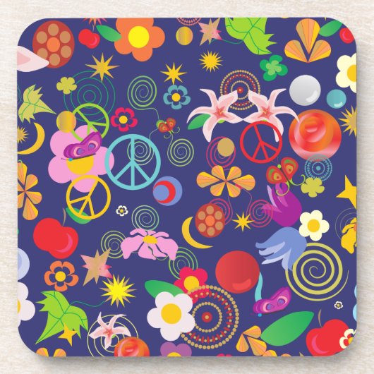 Dessous-de-verre Floral boho (Devant)