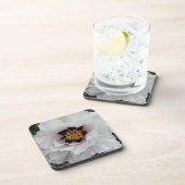 Dessous-de-verre Floral de pivoine d'arbre blanc (Côté Droit)