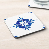 Dessous-de-verre Floral de style méditerranéen (Côté gauche)