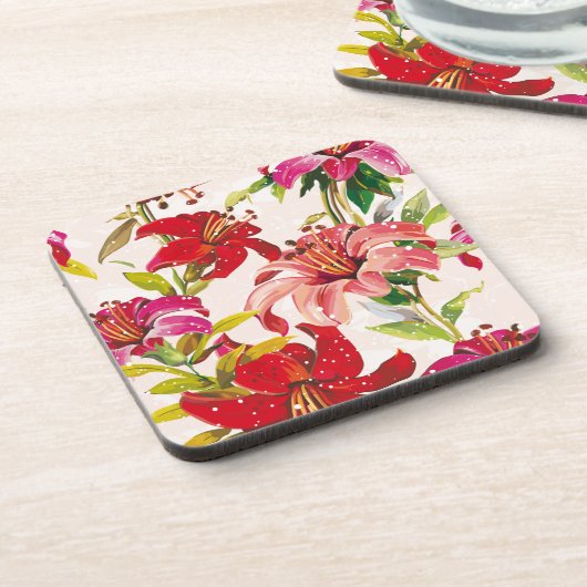 Dessous-de-verre Floral Dreams No 4 à Susiejayne Beverage Coaster (Côté gauche)