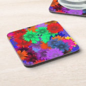 Dessous-de-verre Floral multicolore (Côté gauche)