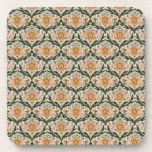 Dessous-de-verre Floral rose (Devant)