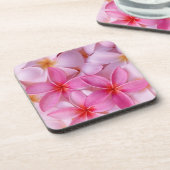 Dessous-de-verre Floral rose doux (Côté gauche)