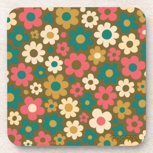 Dessous de verre Floral Tootie. (Devant)