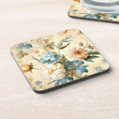 Dessous-de-verre Floral vintage (Côté gauche)