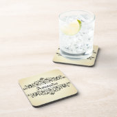 Dessous-de-verre Floral vintage personnalisé (Côté Droit)