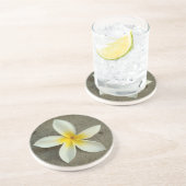 Dessous de verre floraux de Plumeria hawaii (Côté)