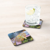 Dessous-de-verre Flore de fleurs de crapaud bleu (Côté Droit)