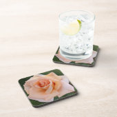 Dessous-de-verre Flore Rose orange délicate (Côté Droit)