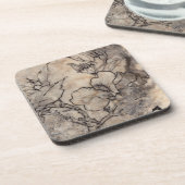 Dessous-de-verre Flore tatouée I (Côté gauche)