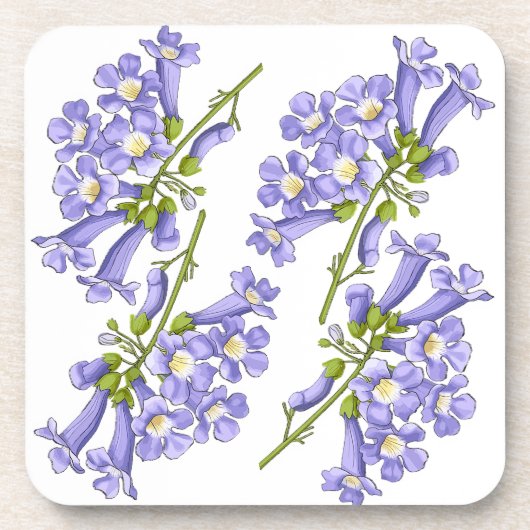 Dessous-de-verre Flores do Brasil jacaranda (Devant)