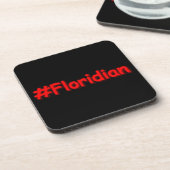 Dessous-de-verre "#Floridian " Joli design. Commandez dès maintenan (Côté gauche)