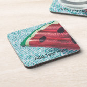 Dessous-de-verre Flotte de pastèque dans la piscine (Côté gauche)