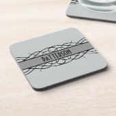 Dessous-de-verre Flourish Gray Deco (Côté gauche)