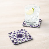 Dessous-de-verre Flower Mandala Abstract Kaleidoscopic Pattern (Côté Droit)