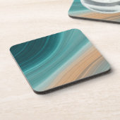 Dessous-de-verre Flux de sable aquatique (Côté gauche)