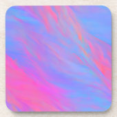 Dessous-de-verre Flux d'encre de Neon Abstrait (Devant)