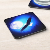 Dessous-de-verre Flying Eagle & Moon (Côté gauche)