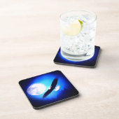 Dessous-de-verre Flying Eagle & Moon (Côté Droit)