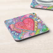 Dessous-de-verre Flying heart (Côté gauche)