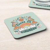 Dessous-de-verre Focus sur la gentillesse graphique Super (Côté gauche)