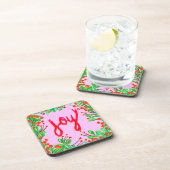 Dessous-de-verre Foliage de Noël - Joie (Côté Droit)