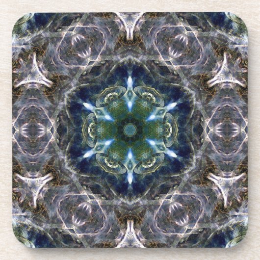 Dessous-de-verre Folk Mandala (Devant)