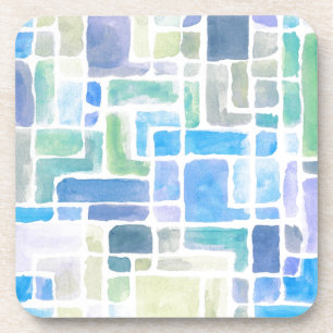 Dessous-de-verre Fond d'aquarelle peint par résumé
