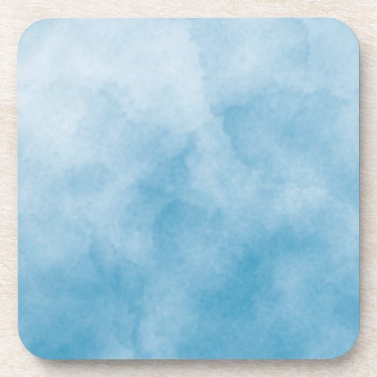 Dessous-de-verre fond d'emballage arrière - plan bleu océan (Devant)