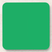 Dessous-de-verre Fond vert uni (Devant)