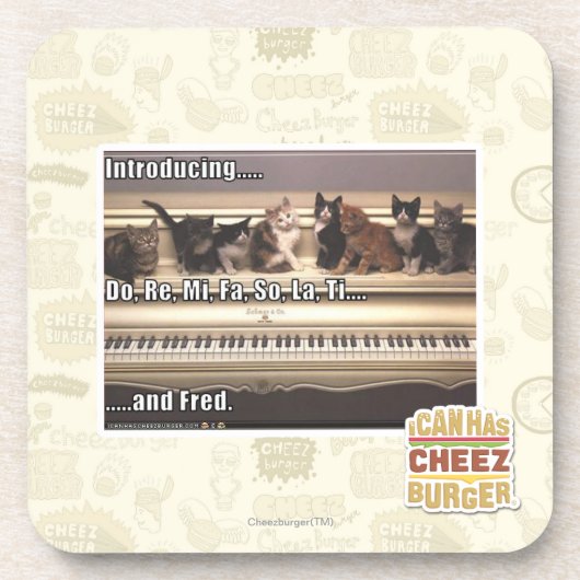 Dessous-de-verre Font, le Re, MI, fa, ainsi, La, Ti, Fred (Devant)