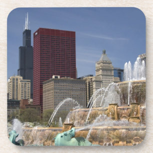 Dessous-de-verre Fontaine de Buckingham située à Grant Park,