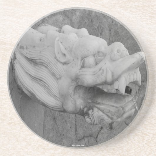 Dessous de verre Fontaine Dragon (Devant)