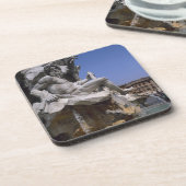 Dessous-de-verre Fontana dei Quattro Fiumi, Piazza Navona, Rome, (Côté gauche)