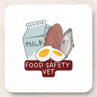 Dessous-de-verre Food Safety Vet–Veterinary Food Inspection Design