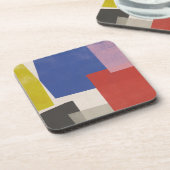 Dessous-de-verre Foolscap - Colorblocs modernes (Côté gauche)