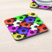 Dessous-de-verre Football américain multicolore (Côté gauche)