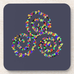 Dessous-de-verre Force de Triskelion celtique