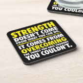 Dessous-de-verre Force - Motivation (Côté gauche)