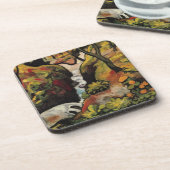 Dessous-de-verre Forest Brook par August Macke Expressionnisme Vint (Côté gauche)