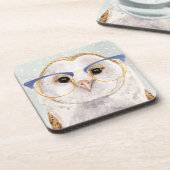 Dessous-de-verre Forester à quatre roues | Wise Owl (Côté gauche)