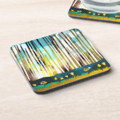 Dessous-de-verre Forêt matinale (Côté gauche)