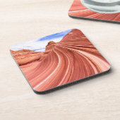 Dessous-de-verre Formation de Wave Sandstone Rock (Côté gauche)