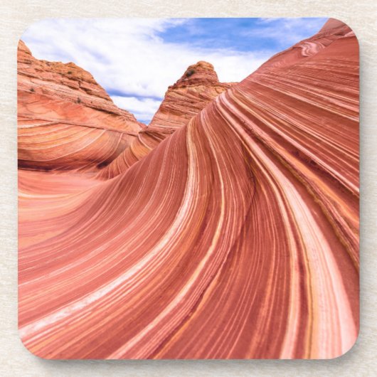 Dessous-de-verre Formation de Wave Sandstone Rock (Devant)